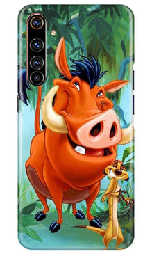 Timon and Pumbaa Mobile Back Case for Realme X50 Pro (Design - 305)