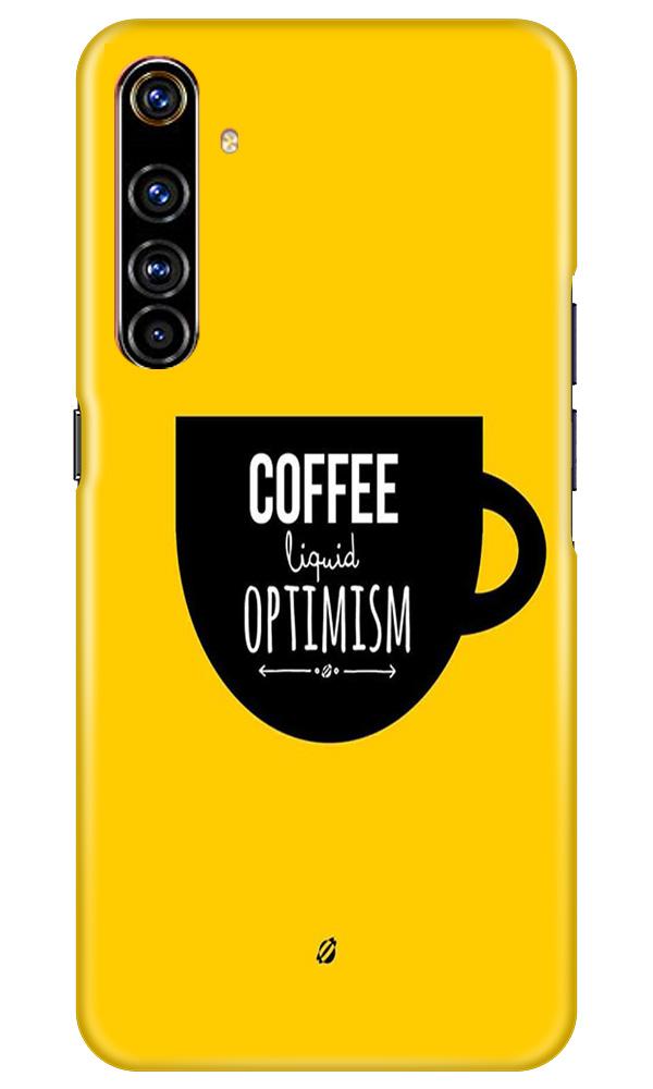 Coffee Optimism Mobile Back Case for Realme X50 Pro (Design - 353)