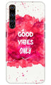 Good Vibes Only Mobile Back Case for Realme X50 Pro (Design - 393)