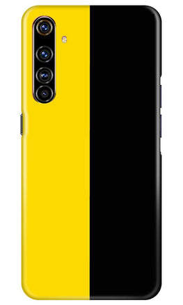 Black Yellow Pattern Mobile Back Case for Realme X50 Pro (Design - 397)
