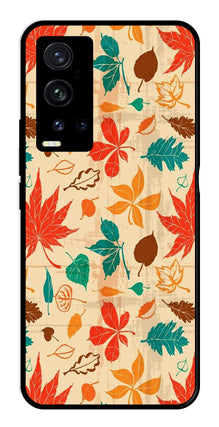 Leafs Design Metal Mobile Case for Vivo X60 Pro Plus