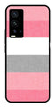 Pink Pattern Metal Mobile Case for Vivo X60 Pro Plus   (Design No -23)