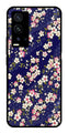 Flower Design Metal Mobile Case for Vivo X60 Pro Plus   (Design No -25)