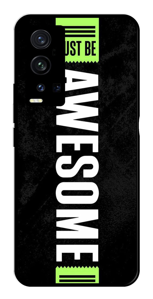 Awesome Metal Mobile Case for Vivo X60 Pro Plus   (Design No -33)