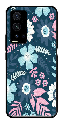 Flower Leaves Design Metal Mobile Case for Vivo X60 Pro Plus