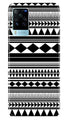 Black white Pattern Case for Vivo X60 Pro