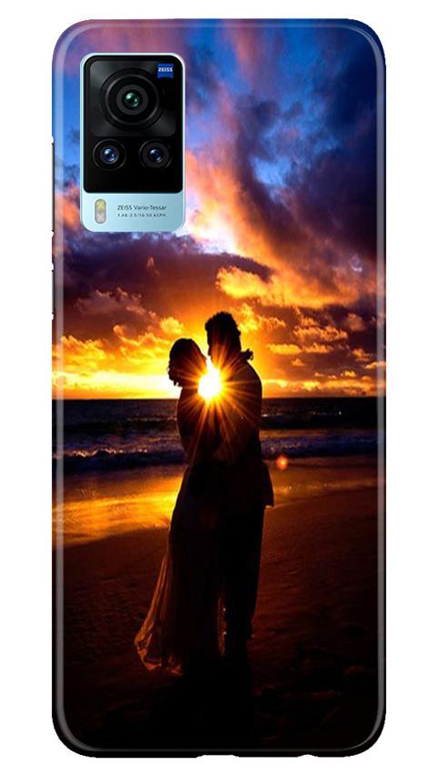 Couple Sea shore Case for Vivo X60 Pro
