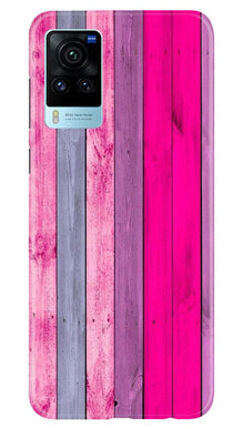 Wooden look Mobile Back Case for Vivo X60 Pro (Design - 24)