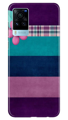 Purple Blue Mobile Back Case for Vivo X60 Pro (Design - 37)