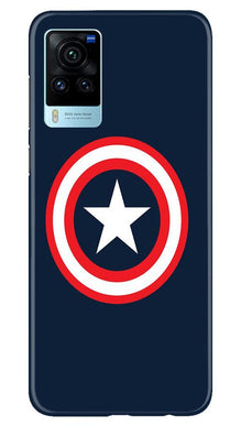 Captain America Mobile Back Case for Vivo X60 Pro (Design - 42)