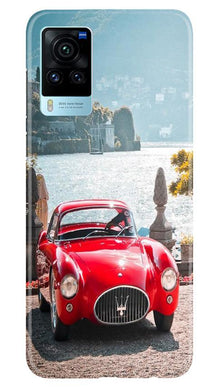 Vintage Car Mobile Back Case for Vivo X60 Pro (Design - 51)