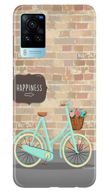 Happiness Mobile Back Case for Vivo X60 Pro (Design - 53)