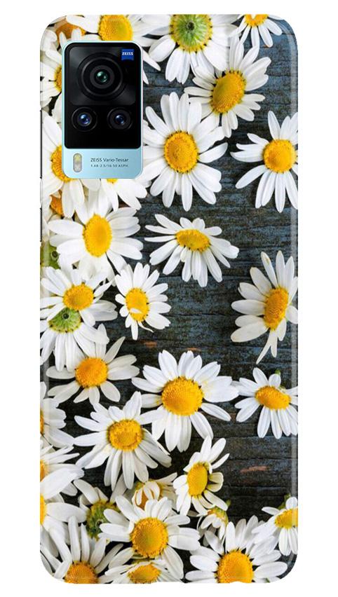 White flowers2 Case for Vivo X60 Pro