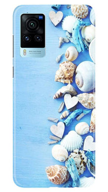 Sea Shells2 Mobile Back Case for Vivo X60 Pro (Design - 64)