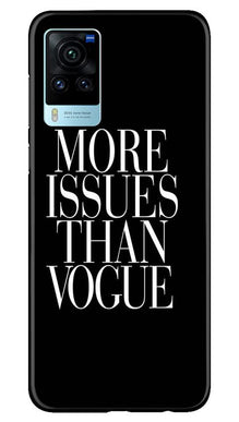 More Issues than Vague Mobile Back Case for Vivo X60 Pro (Design - 74)