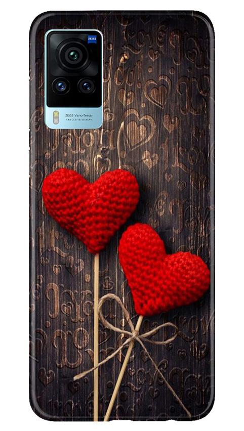 Red Hearts Case for Vivo X60 Pro