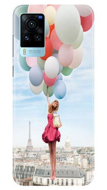 Girl with Baloon Mobile Back Case for Vivo X60 Pro (Design - 84)
