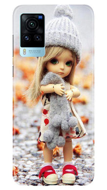 Cute Doll Mobile Back Case for Vivo X60 Pro (Design - 93)