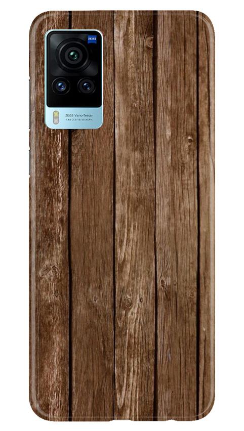 Wooden Look Case for Vivo X60 Pro  (Design - 112)