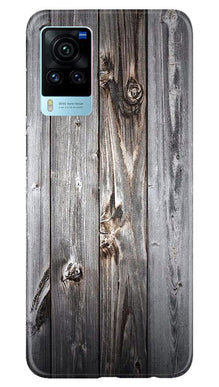 Wooden Look Mobile Back Case for Vivo X60 Pro  (Design - 114)