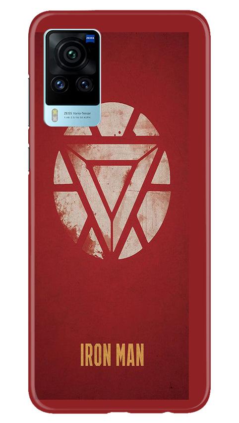 Iron Man Superhero Case for Vivo X60 Pro  (Design - 115)