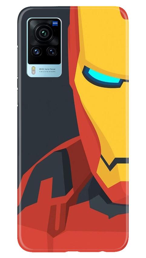 Iron Man Superhero Case for Vivo X60 Pro  (Design - 120)