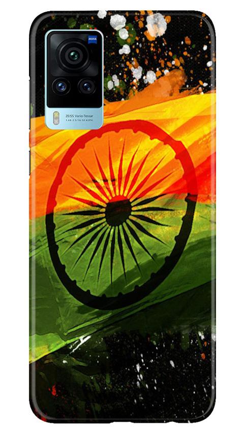 Indian Flag Case for Vivo X60 Pro  (Design - 137)