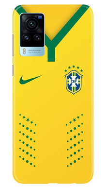 Brazil Mobile Back Case for Vivo X60 Pro  (Design - 176)