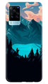 Mountains Case for Vivo X60 Pro (Design - 186)