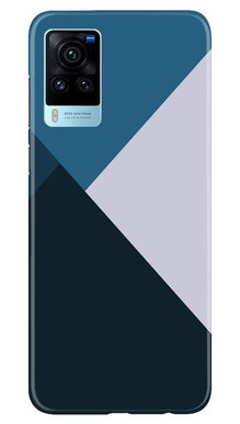Blue Shades Mobile Back Case for Vivo X60 Pro (Design - 188)
