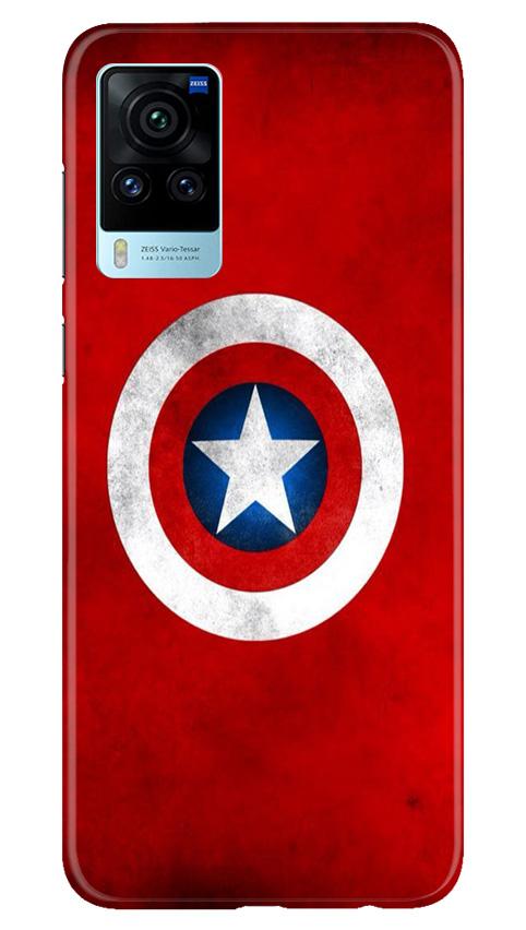 Captain America Case for Vivo X60 Pro (Design No. 249)