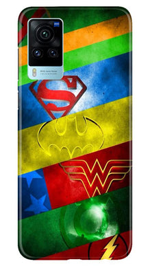Superheros Logo Mobile Back Case for Vivo X60 Pro (Design - 251)