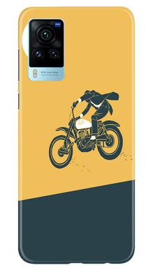 Bike Lovers Mobile Back Case for Vivo X60 Pro (Design - 256)