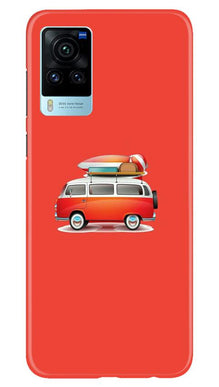 Travel Bus Mobile Back Case for Vivo X60 Pro (Design - 258)