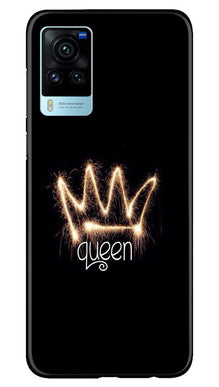 Queen Mobile Back Case for Vivo X60 Pro (Design - 270)