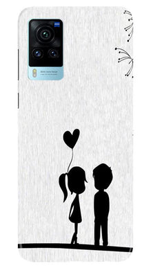 Cute Kid Couple Mobile Back Case for Vivo X60 Pro (Design - 283)