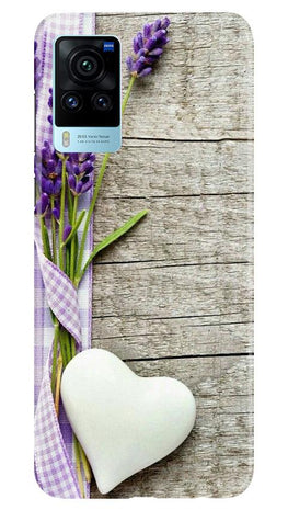 White Heart Case for Vivo X60 Pro (Design No. 298)