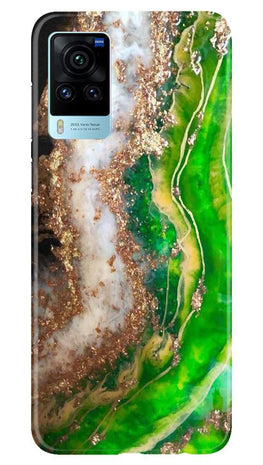 Marble Texture Mobile Back Case for Vivo X60 Pro (Design - 307)