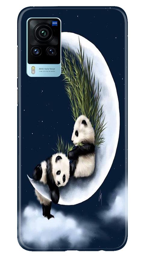 Panda Moon Mobile Back Case for Vivo X60 Pro (Design - 318)