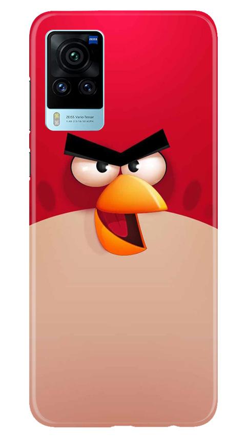 Angry Bird Red Mobile Back Case for Vivo X60 Pro (Design - 325)
