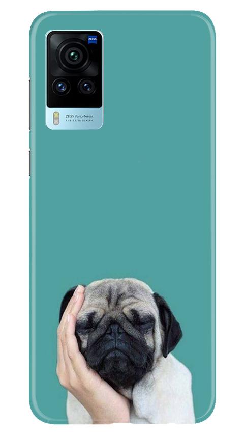 Puppy Mobile Back Case for Vivo X60 Pro (Design - 333)