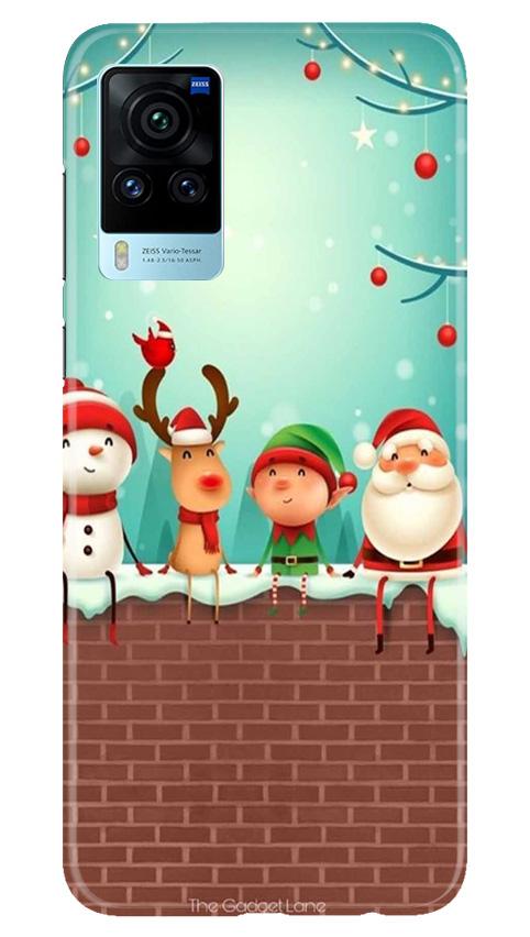 Santa Claus Mobile Back Case for Vivo X60 Pro (Design - 334)