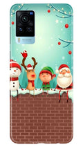Santa Claus Mobile Back Case for Vivo X60 Pro (Design - 334)