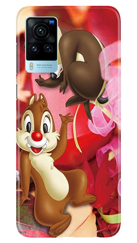 Chip n Dale Mobile Back Case for Vivo X60 Pro (Design - 349)