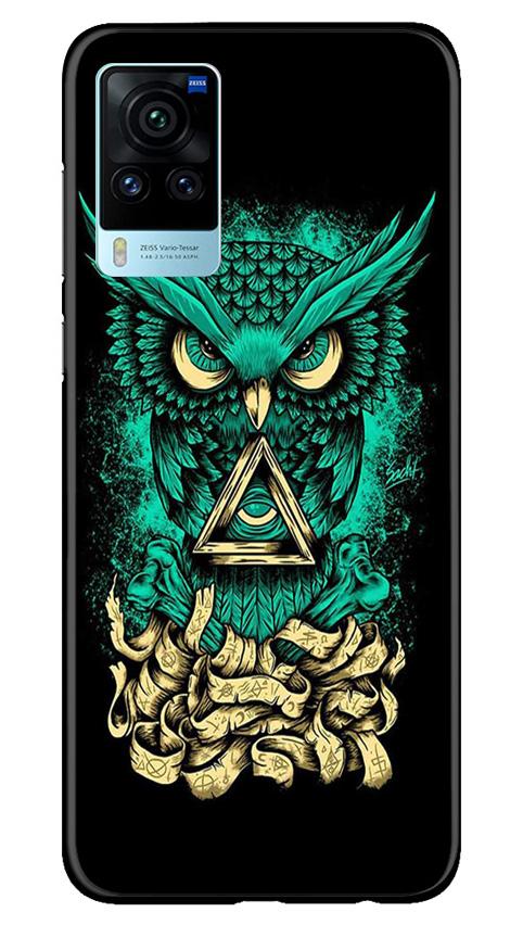 Owl Mobile Back Case for Vivo X60 Pro (Design - 358)