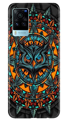 Owl Mobile Back Case for Vivo X60 Pro (Design - 360)