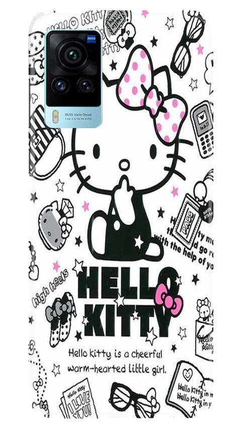 Hello Kitty Mobile Back Case for Vivo X60 Pro (Design - 361)
