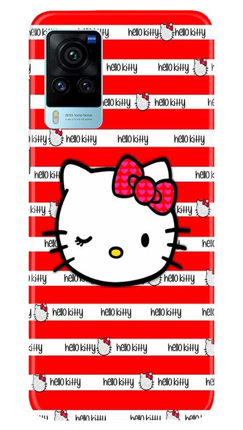 Hello Kitty Mobile Back Case for Vivo X60 Pro (Design - 364)