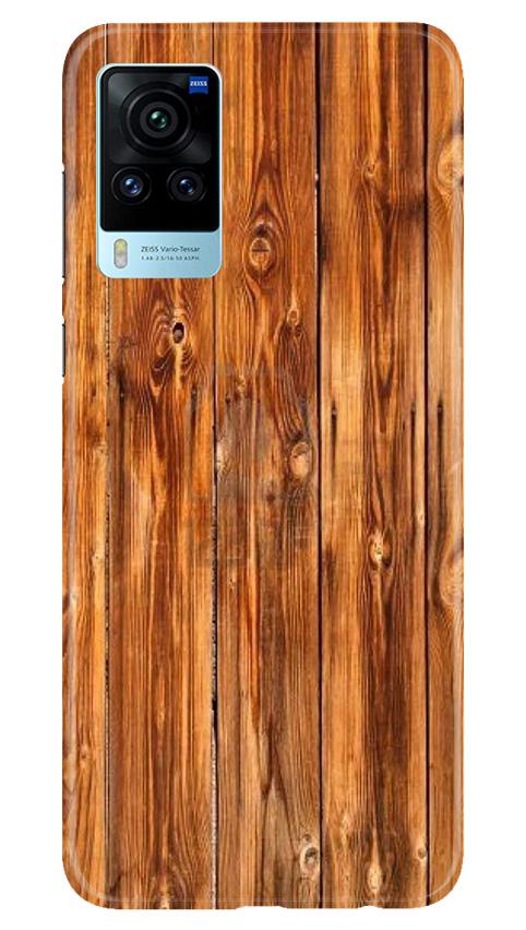 Wooden Texture Mobile Back Case for Vivo X60 Pro (Design - 376)