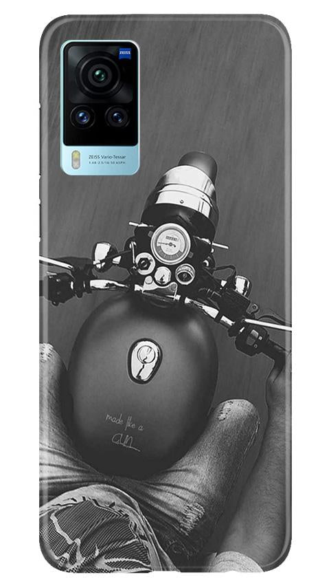 Royal Enfield Mobile Back Case for Vivo X60 Pro (Design - 382)
